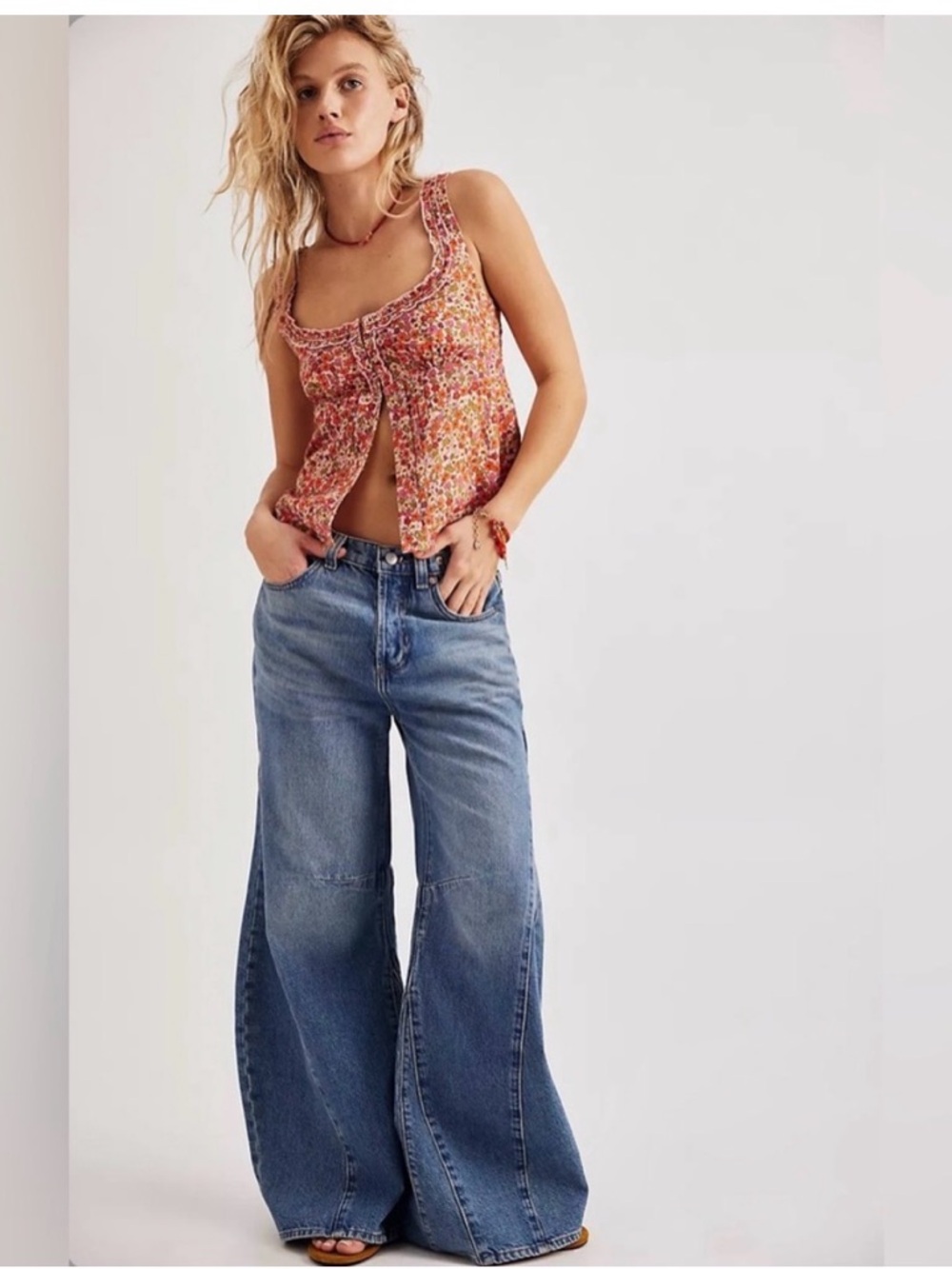 We The Free Eden High Slouchy Flare Jeans